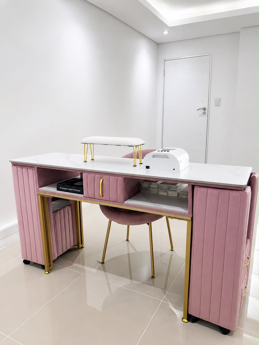 The Silque Luxe nail room